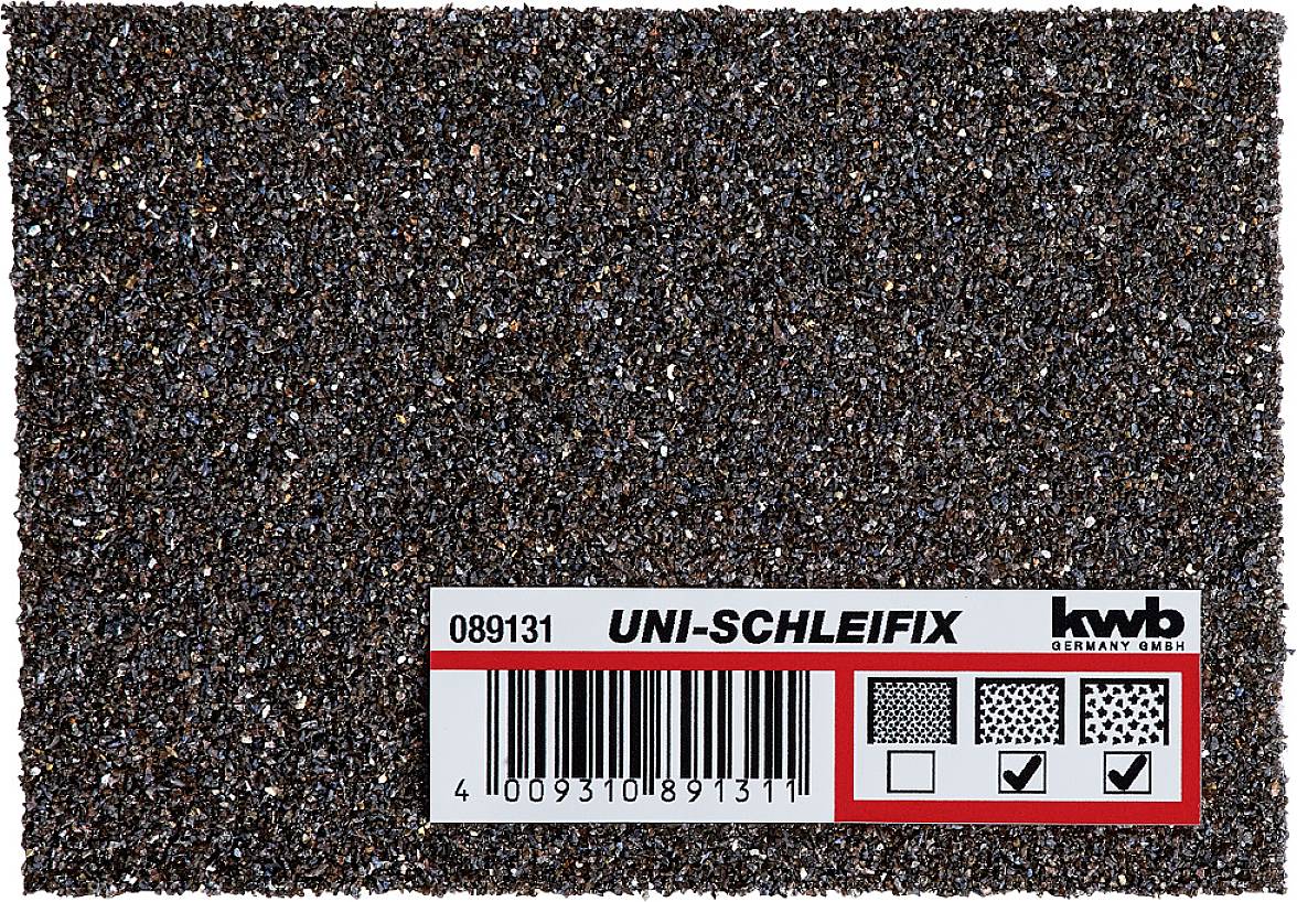 Kwb 089131 Schleifschwamm UNI-SCHLEIFIX HOLZ & METALL, mittel / grob