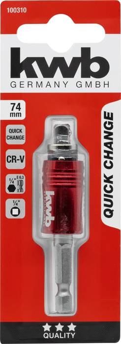 Kwb 100310 2-in-1-Bithalter 1/4"