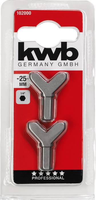 Kwb 102000 Hakenschrauber, 2-tlg., 25mm
