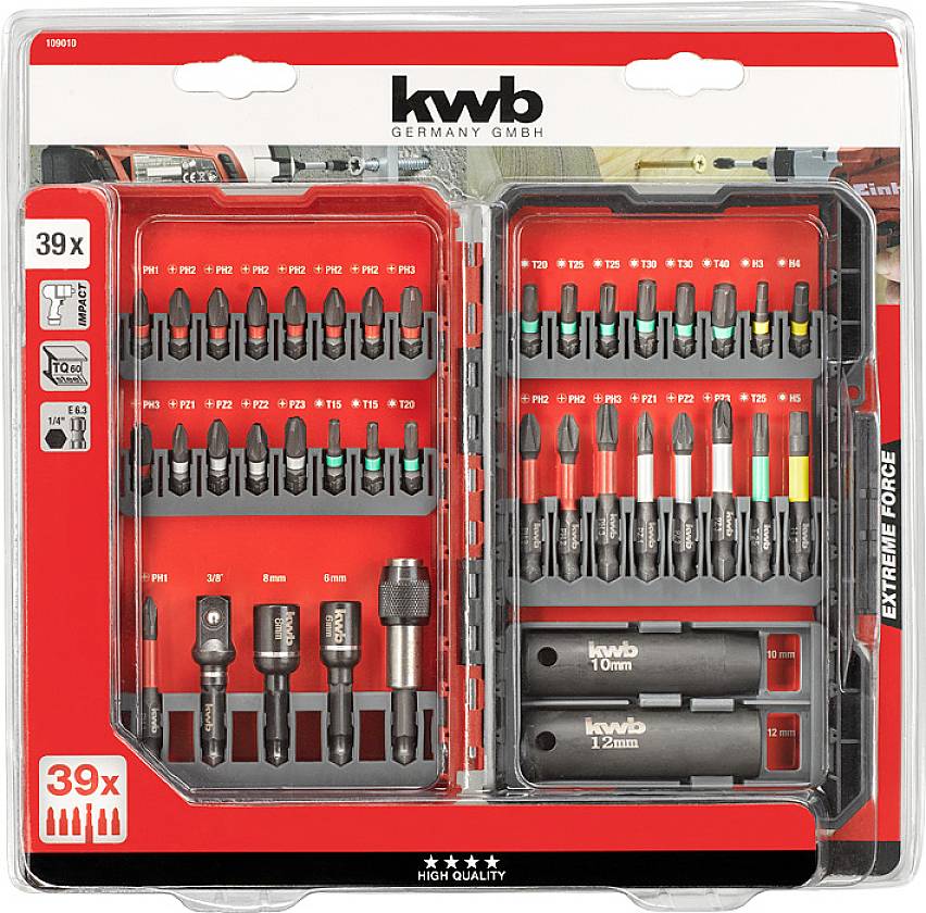 Kwb 109010 Bit-Set 39teilig