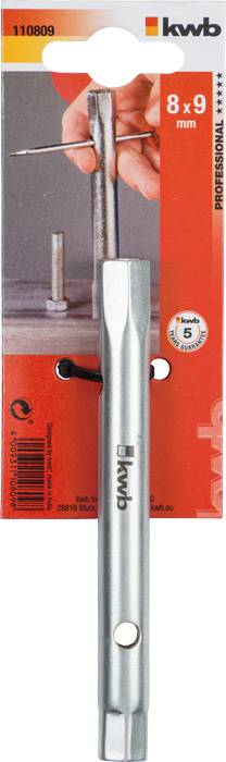 Kwb 110809 Rohrsteckschlüssel 8 - 9mm 1 Stück