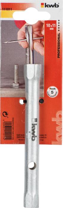 Kwb 111011 Rohrsteckschlüssel 10 - 11mm 1 Stück