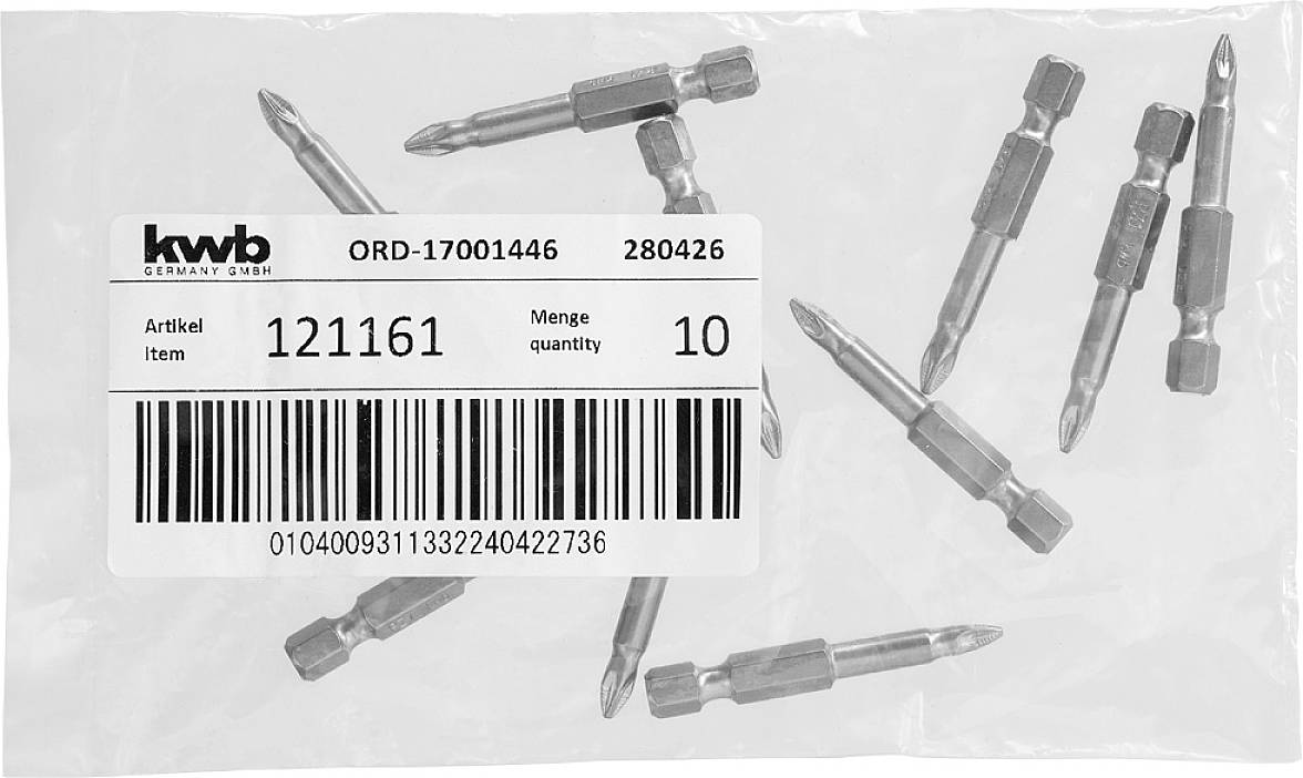 Kwb 121161 Kreuzschlitz-Bit PZ ahl