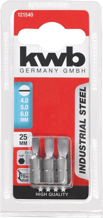 Kwb 121540 Kreuzschlitz-Bit 3teilig