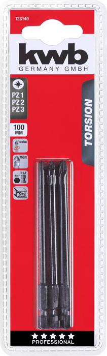 Kwb 123140 Bit-Set 3teilig