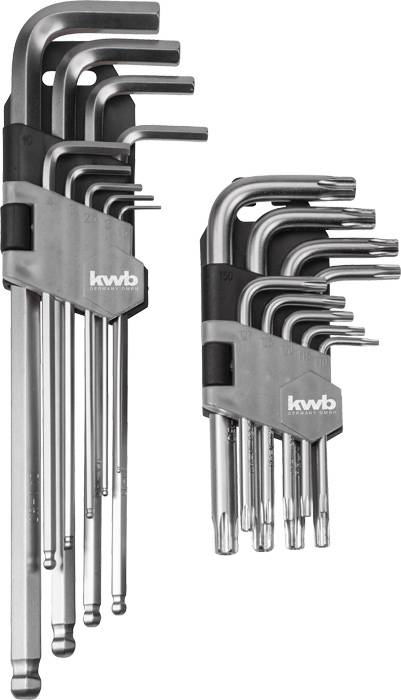 Kwb Sechskantschlüssel-Set 1.5 mm, 2 mm, 2.5 mm, 3 mm, 4 mm, 5 mm, 6 mm, 8 mm, 10mm 8teilig