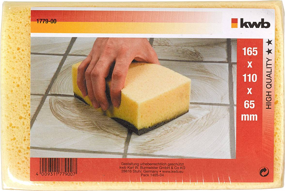 Kwb 177900 1 St. Allzweck- und Fliesenschwamm 165 x 110 x 60mm