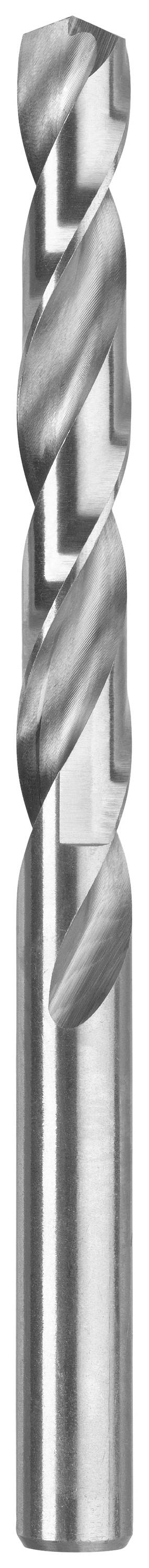 Ein silberner Spiralbohrer aus Metall, häufig verwendet für präzises Bohren in verschiedenen Materialien.