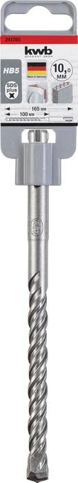 Kwb 241740 Vergütungsstahl Hammerbohrer 1 Stück 10mm Gesamtlänge 165mm SDS-Plus 1St.