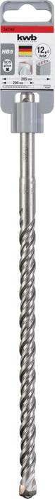 Kwb 242742 Vergütungsstahl Hammerbohrer 1 Stück 12mm Gesamtlänge 265mm SDS-Plus 1St.