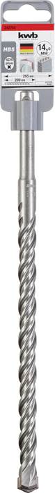 Kwb 242744 Vergütungsstahl Hammerbohrer 1 Stück 14mm Gesamtlänge 265mm SDS-Plus 1St.