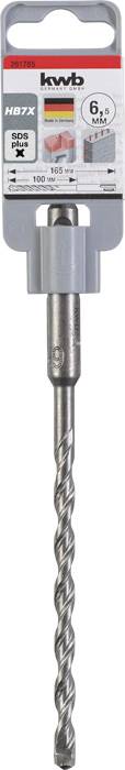Kwb 261765 Vergütungsstahl Hammerbohrer 1 Stück 6.5mm Gesamtlänge 165mm SDS-Plus 1St.