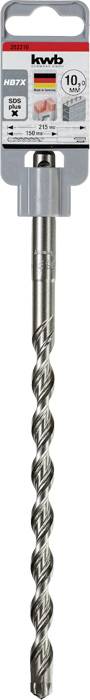 Kwb 262210 Vergütungsstahl Hammerbohrer 1 Stück 10mm Gesamtlänge 215mm SDS-Plus 1St.