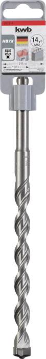 Kwb 262214 Vergütungsstahl Hammerbohrer 1 Stück 14mm Gesamtlänge 215mm SDS-Plus 1St.