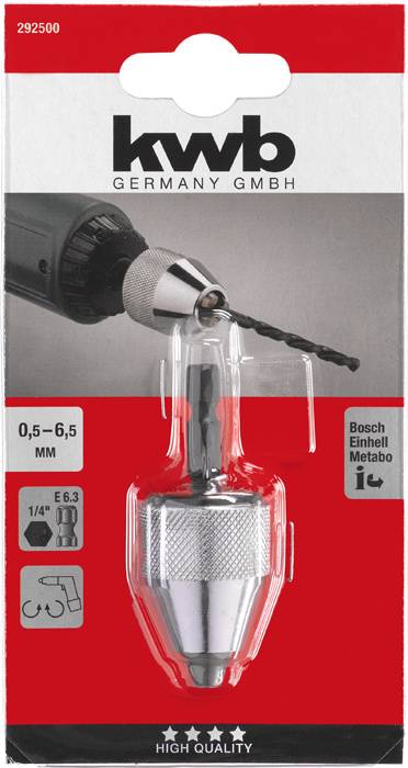 Kwb Schnellspann-Bohrfutter 292500 0,5 - 6,5mm