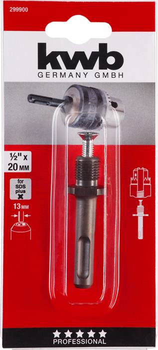 Kwb Aufnahmeschaft SDS plus für Bohrfutter 299900