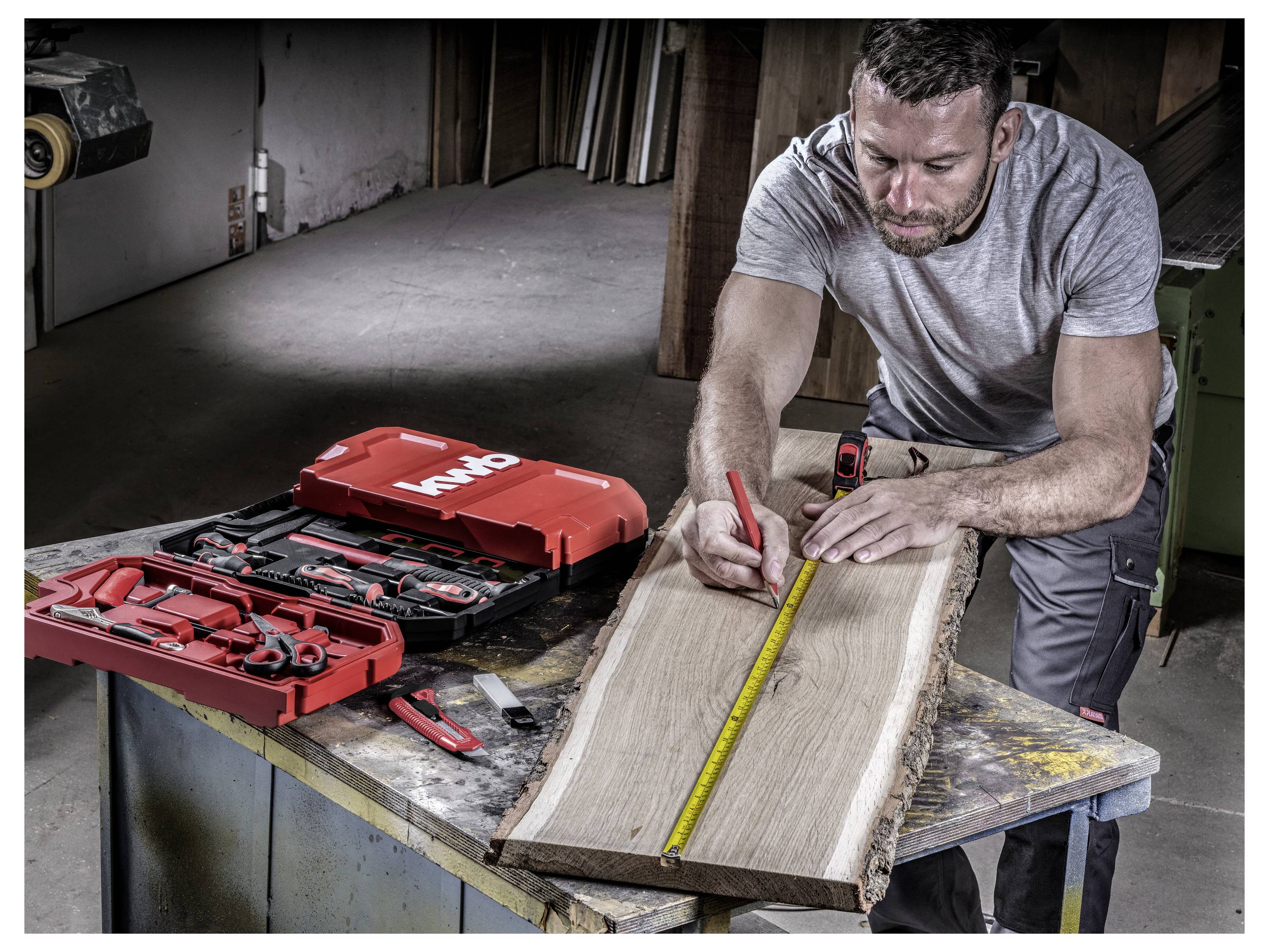 Kwb 370620 Werkzeugkoffer bestückt 70teilig