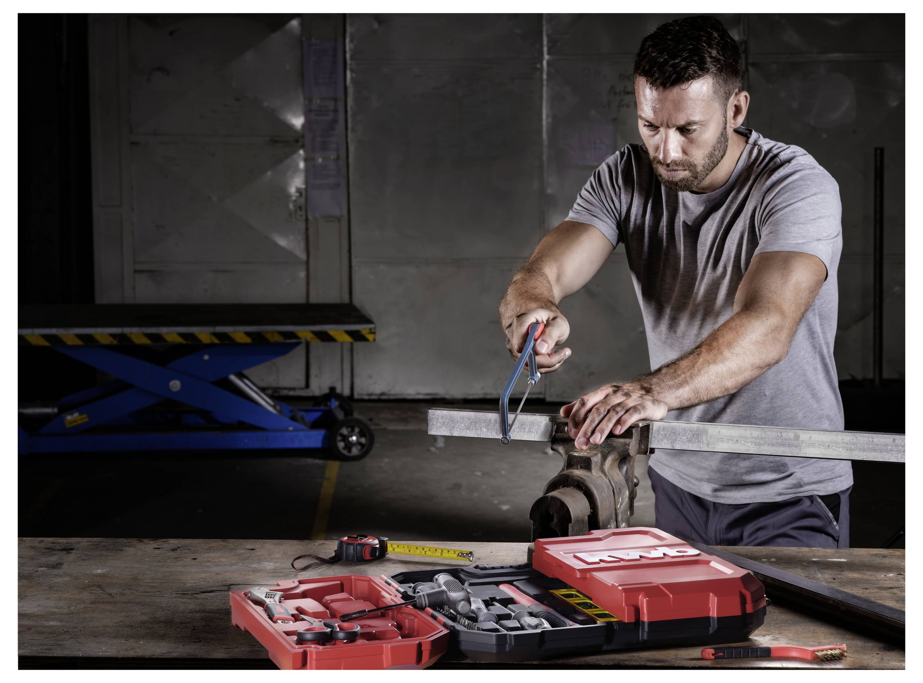 Kwb 370620 Werkzeugkoffer bestückt 70teilig