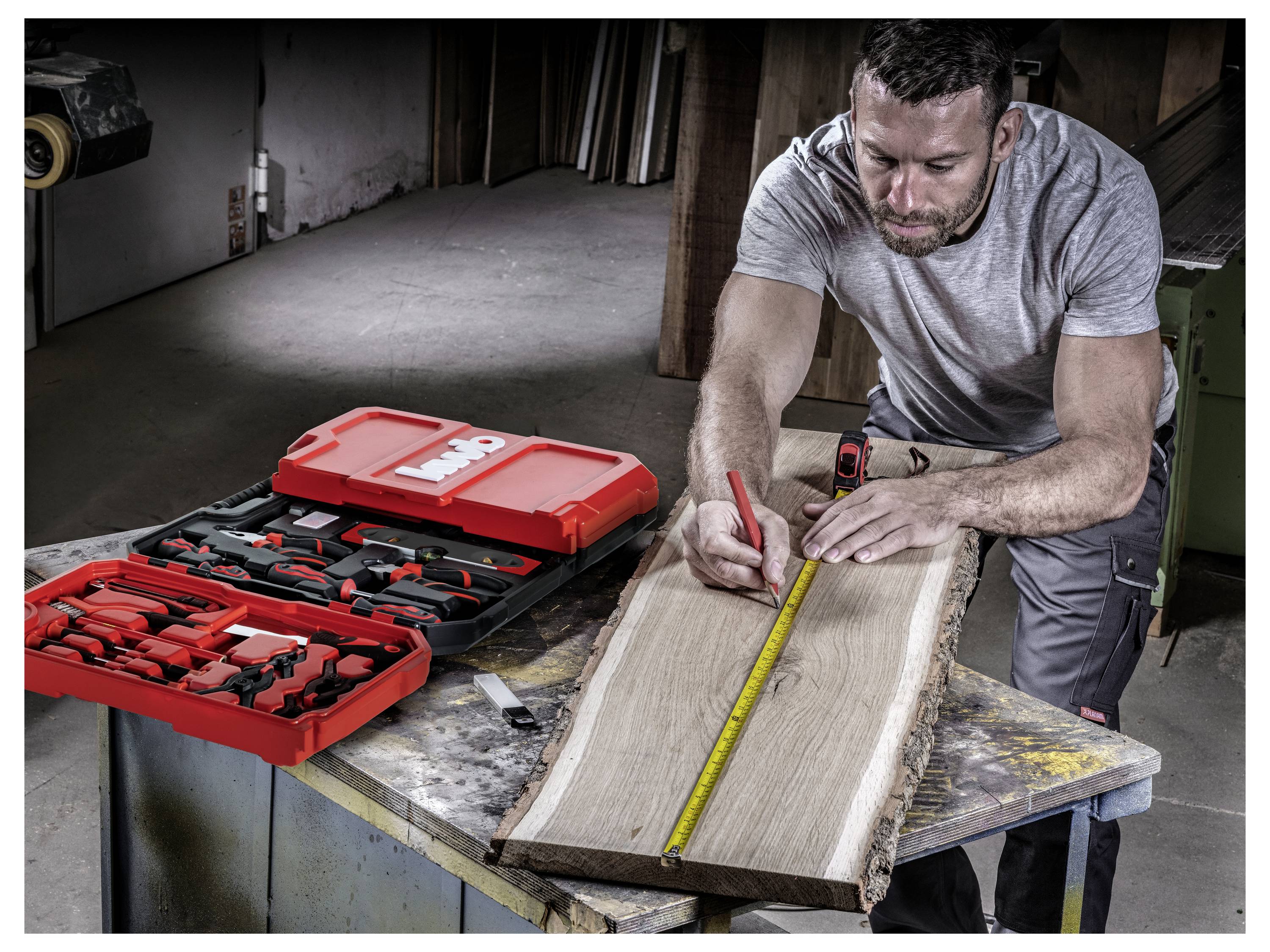 kwb 370630 Werkzeugkoffer bestückt 125teilig