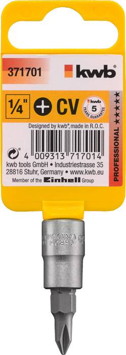 Kwb 371701 Steckschlüssel-Bit-Einsatz PH 1 1/4"