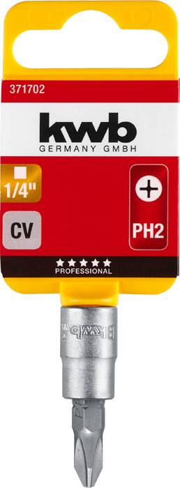 Kwb 371702 Steckschlüssel-Bit-Einsatz PH 2 1/4"