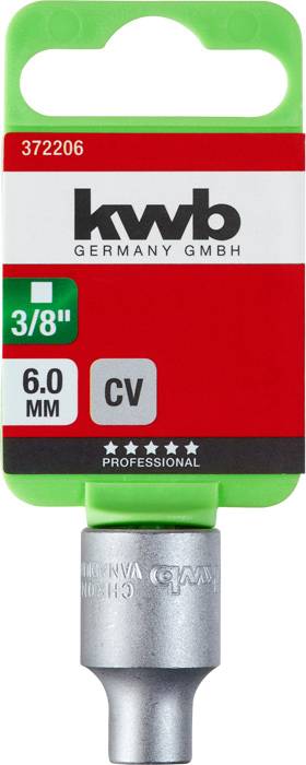 Kwb 372206 Steckschlüsseleinsatz 6mm 3/8"