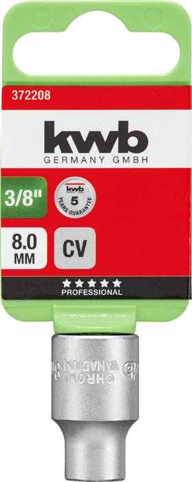 Kwb 372208 Steckschlüsseleinsatz 8mm 3/8"