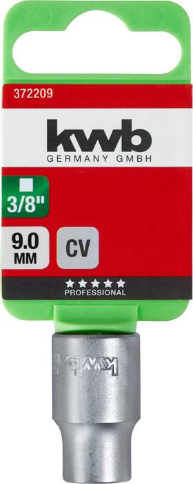 Kwb 372209 Steckschlüsseleinsatz 9mm 3/8"