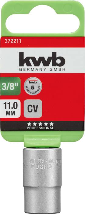 Kwb 37221eckschlüsseleinsatz 11mm 3/8"