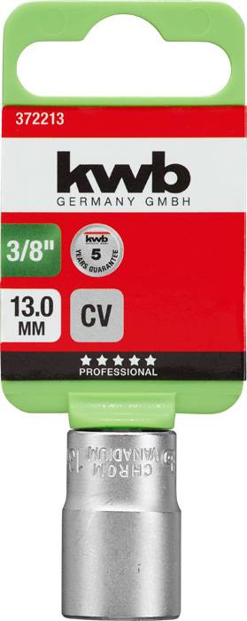 Kwb 372213 Steckschlüsseleinsatz 13mm 3/8"