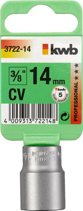 Kwb 372214 Steckschlüsseleinsatz 14mm 3/8"