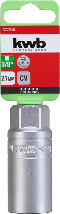 Steckschlüssel-Einsatz, 21 mm, von 'kwb Germany GmbH', mit 3/8