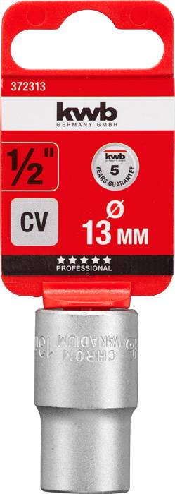 Kwb 372313 Steckschlüsseleinsatz 13mm 1/2"
