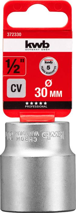 Kwb 372330 Steckschlüsseleinsatz 30mm 1/2"