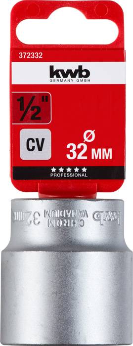 Kwb 372332 Steckschlüsseleinsatz 32mm 1/2"