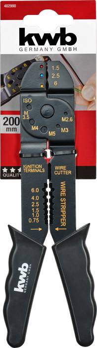 Kwb 402990 Crimpzange 0.75 bis 6mm²