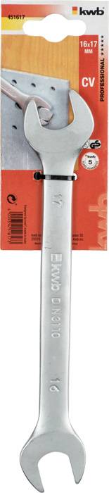 Kwb 451617 Doppel-Maulschlüssel 1 Stück Schlüsselweite (Metrisch) 16 - 17mm