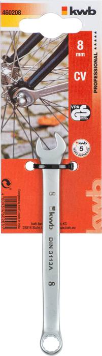 Kwb 460208 Ring-Maulschlüssel ück Schlüsselweite (Metrisch) 8mm