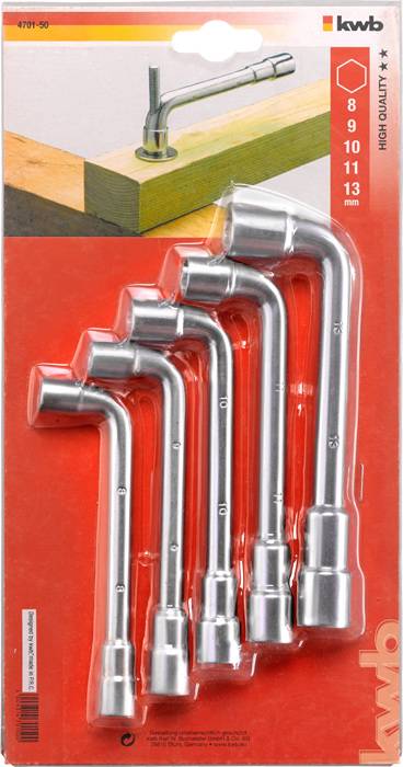 Kwb Steckschlüssel 5teilig 470150