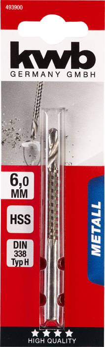 Kwb 493900 Flachfräsbohrer 1 Stück 6mm 1St.