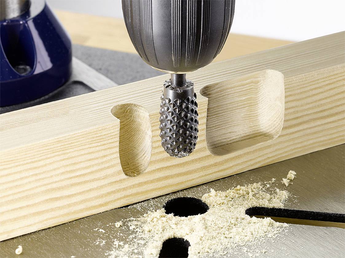 Kwb 494300 Profilraspel, Holzbearbeitung, Birne, 16 x 30mm 1St.