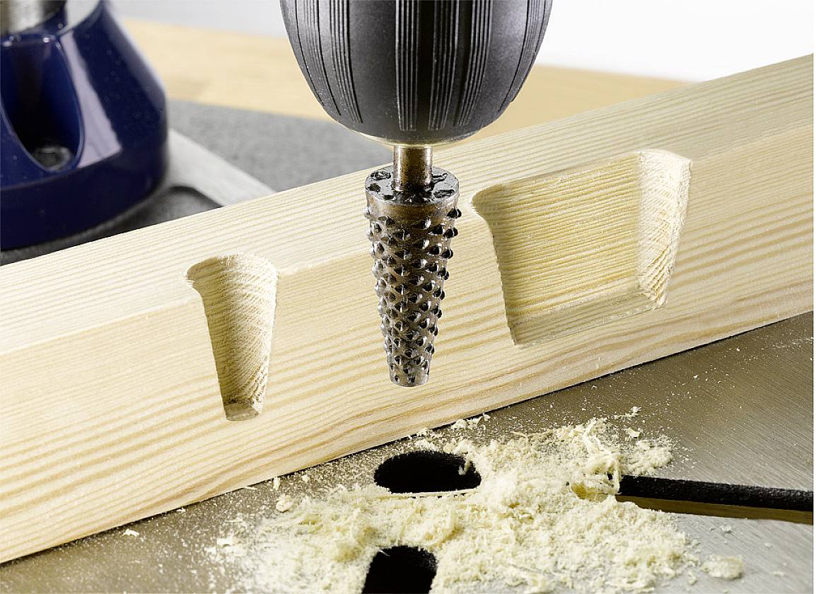 Kwb 494700 Profilraspel, Holzbearbeitung, konisch, 15 x 35mm 1St.