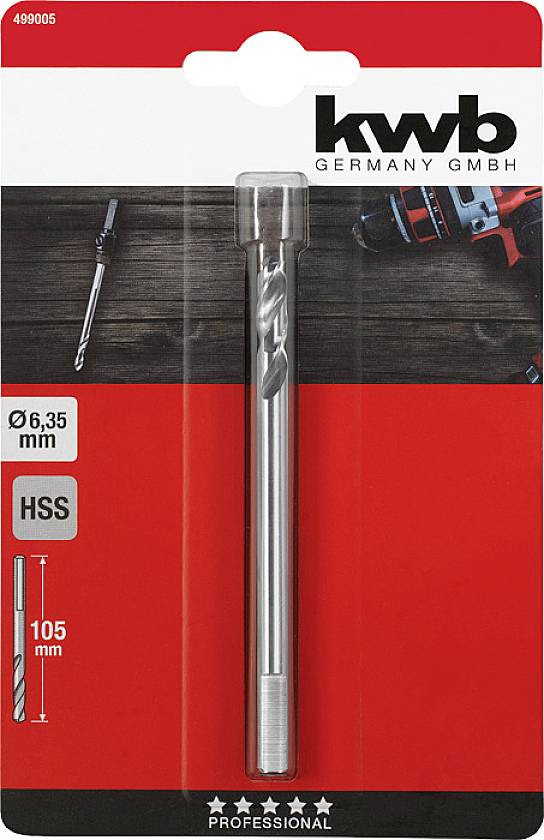 Kwb 499005 Zentrierbohrer 6.35mm 1St.