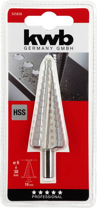 Kwb 525830 Stufenbohrer 1 Stück 1St.