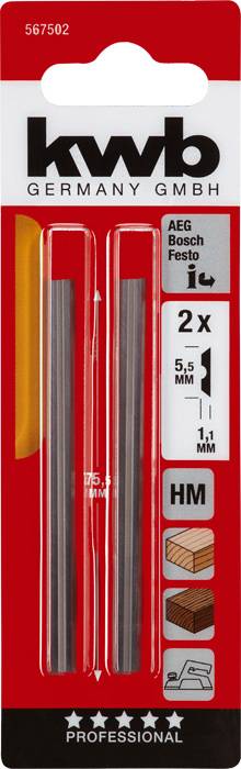 Kwb Hobel-Wendemesser 567502 2St.