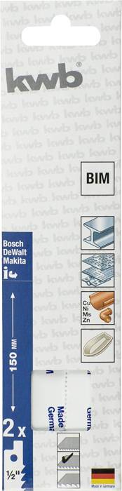 Kwb 579130 Säbelsägeblätter, Metallbearbeitung, Bi-Metall 2St.