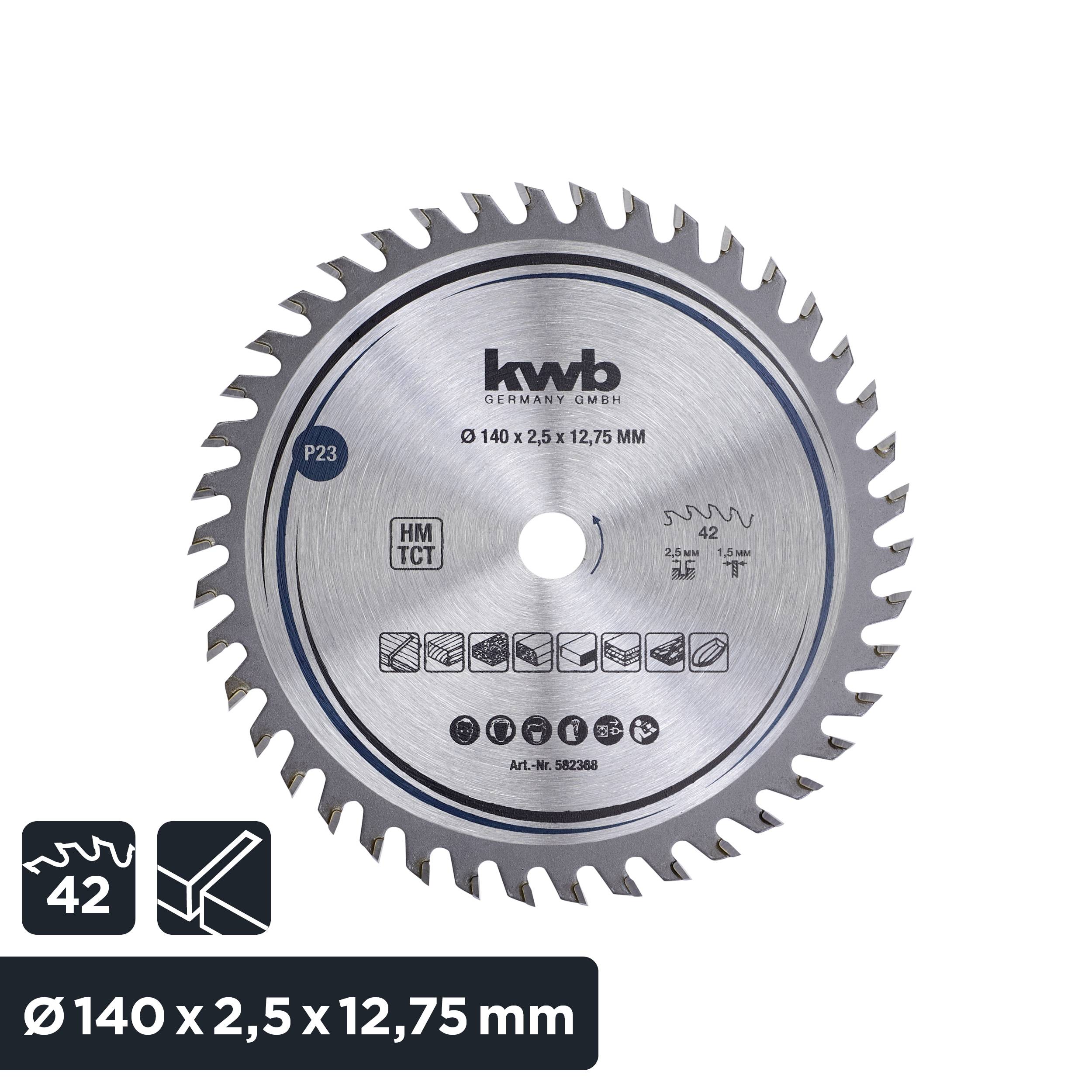 Kwb 582368 Kreissägeblatt 140 x 12.75mm 1St.