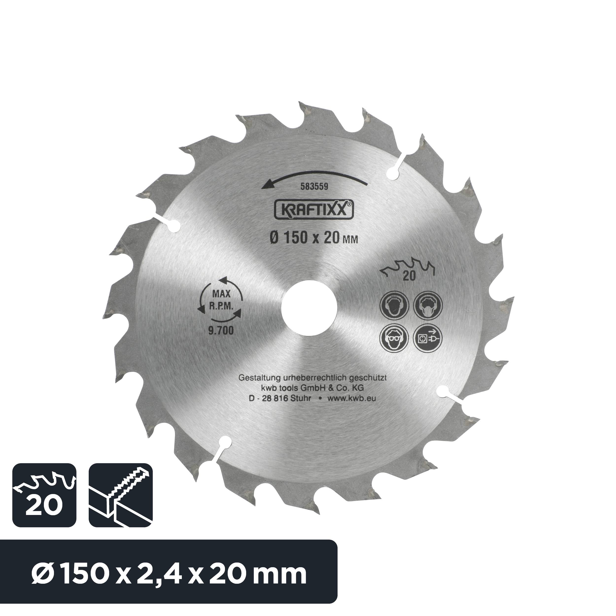 Kwb 583559 Kreissägeblatt 150 x 20, 16 mm, mm 1St.