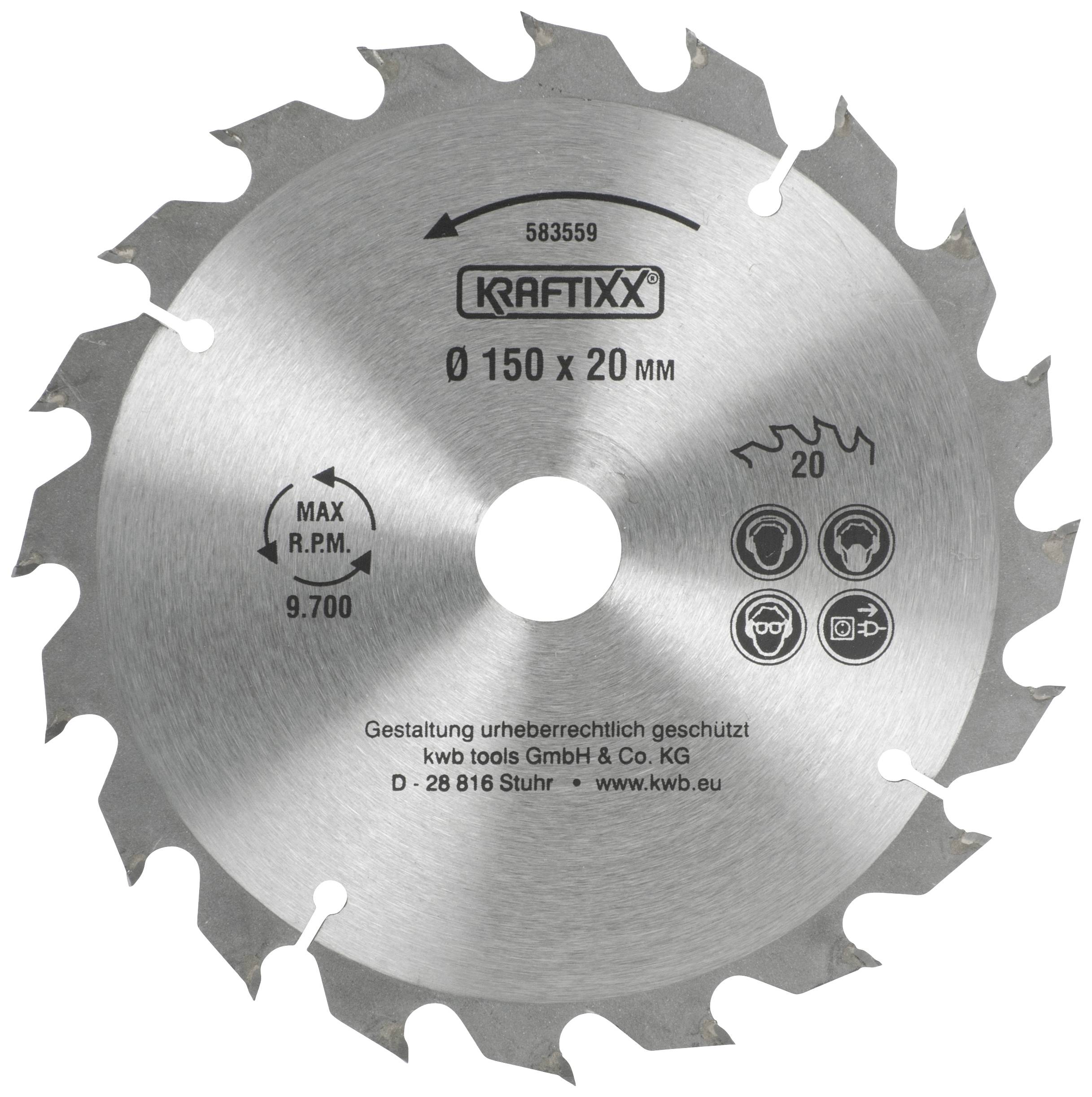 Kwb 583559 Kreissägeblatt 150 x 20, 16 mm, mm 1St.