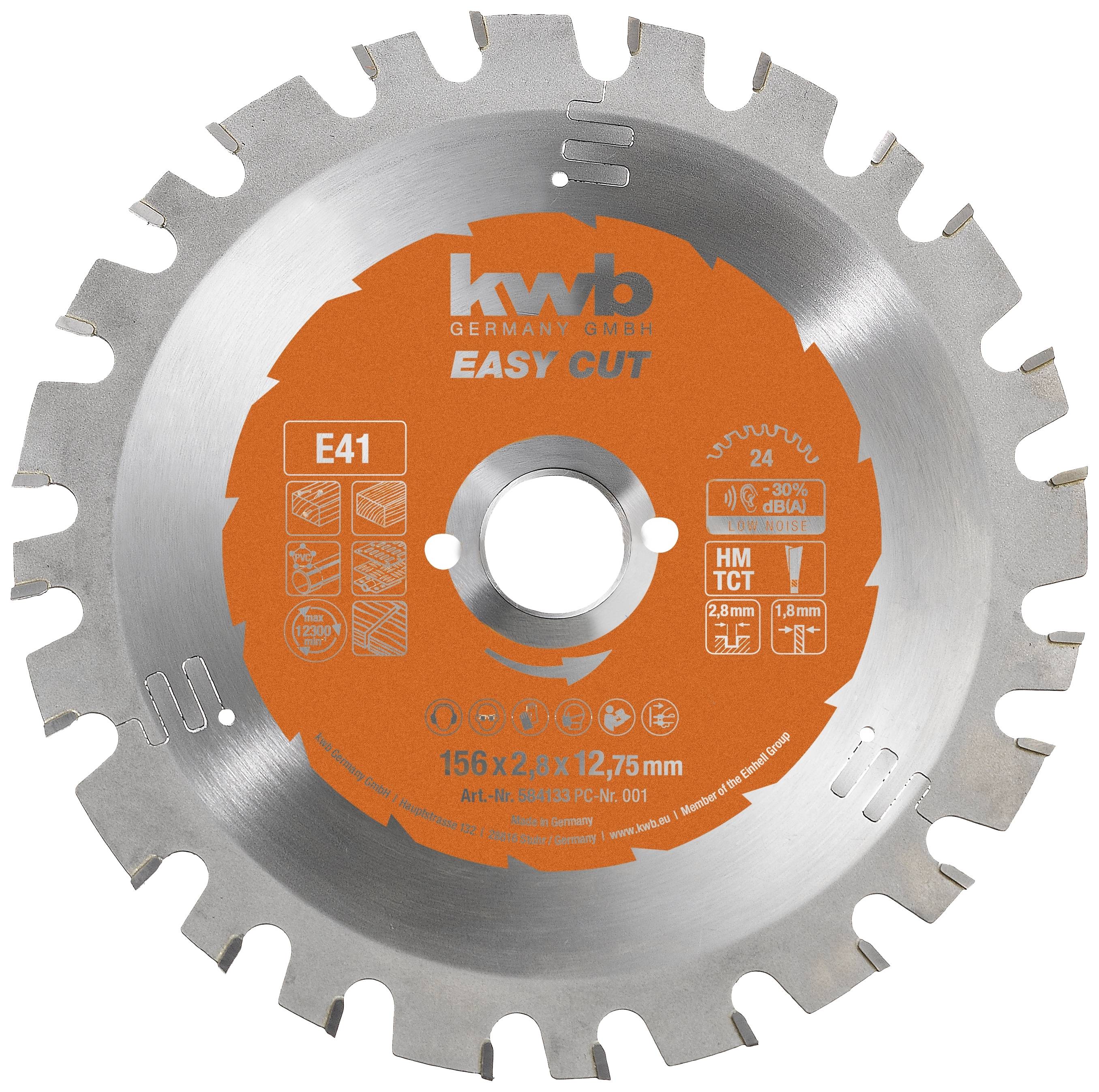 Kwb 584133 Kreissägeblatt 156 x 12.75mm 1St.